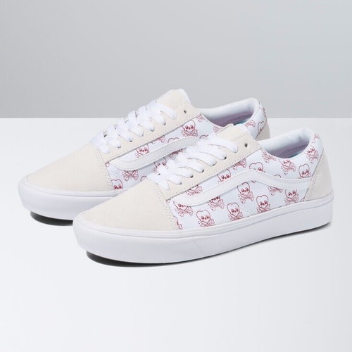 Мужские туфли Vans Comfycush Old Skool Coldhearted True White Red, размер 7,5–13