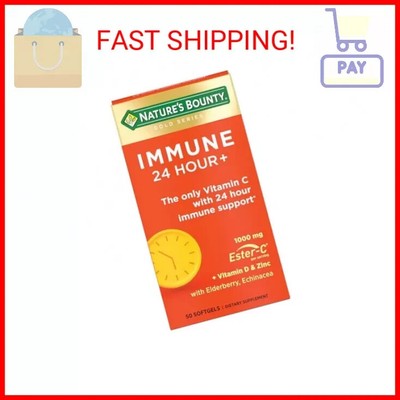 Nature's Bounty Immune 24 Hour +, The only Vitamin C with 24 Hour Immune Support