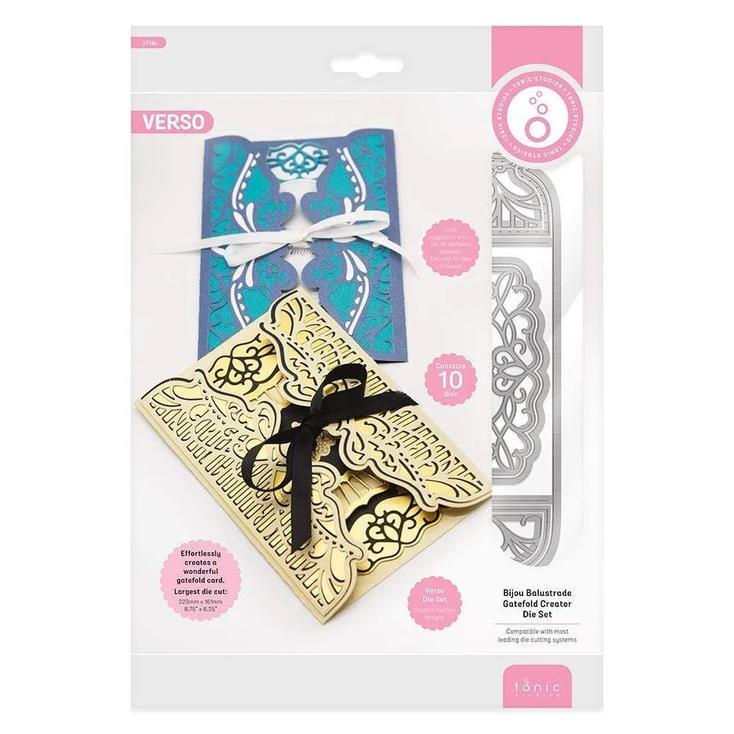 Tonic Studios Dimensions Stanzschablone 10tlg. - Gatefold Creator - Bijou Balust