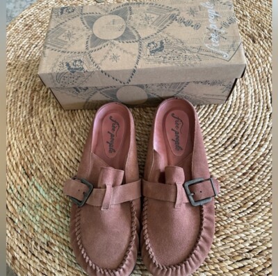 Free People After Riding Mules Sunset SandSuede Size 10 NWT