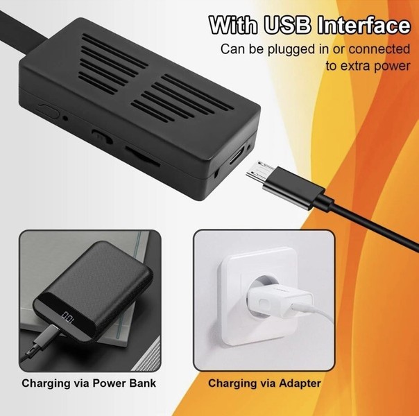 64GB Hidden Camera DIY 1080P Mini Portable Spy Camera Covert Nanny Video Recorde - Image 7