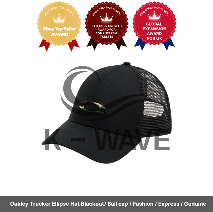 Oakley Trucker Ellipse Hat Blackout/ Ball cap / Fashion / Express / Genuine