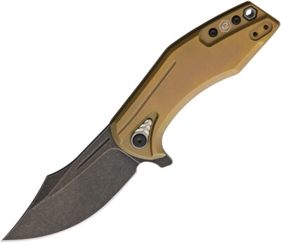 Bladerunners Systems BRS Overwatch Framelock Bronze Folding CPM S35VN Knife 004B
