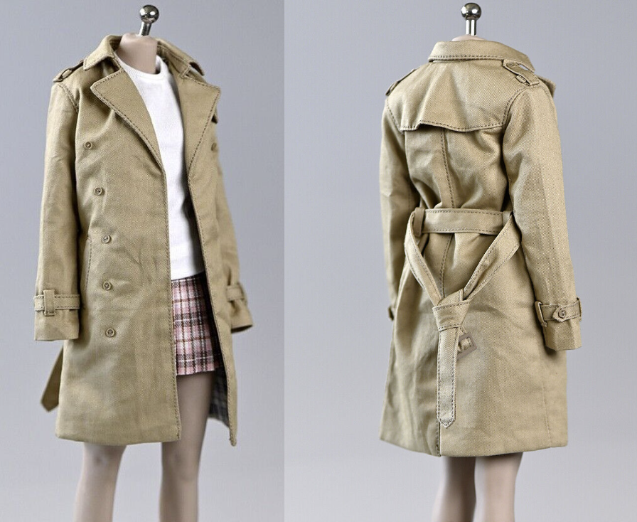 NUMBER (N)INE CUTAWAY TRENCH COAT 美品 超希少 XL Petite Jones New York 1990s Women's Brown Belted Trench