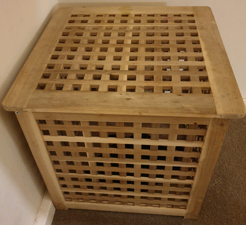 IKEA HOL wooden laundry basket/storage box. in Mitcham, London Gumtree