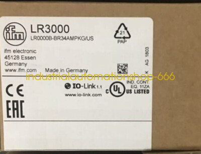 1PC NEW IFM LR3000 electronic level sensor Via DHL or FedEX