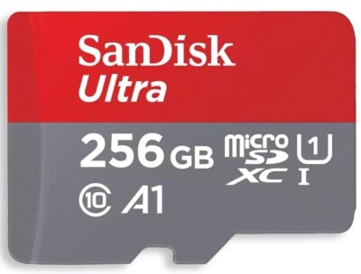 SanDisk Ultra 256GB 512GB 1TB Micro SD MicroSDXC 4K Class 10 A1 HD  Memory Card