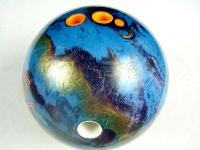 Ebonite Total NV Traxion Reactive 0.30 Bowling Ball Drilled 14 Ib 14 oz