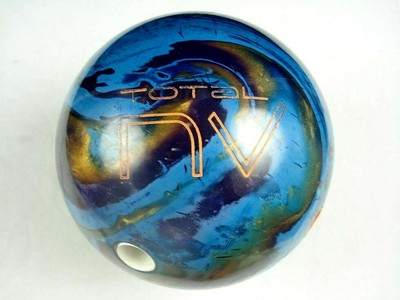 Ebonite Total NV Traxion Reactive 0.30 Bowling Ball Drilled 14 Ib 14 oz