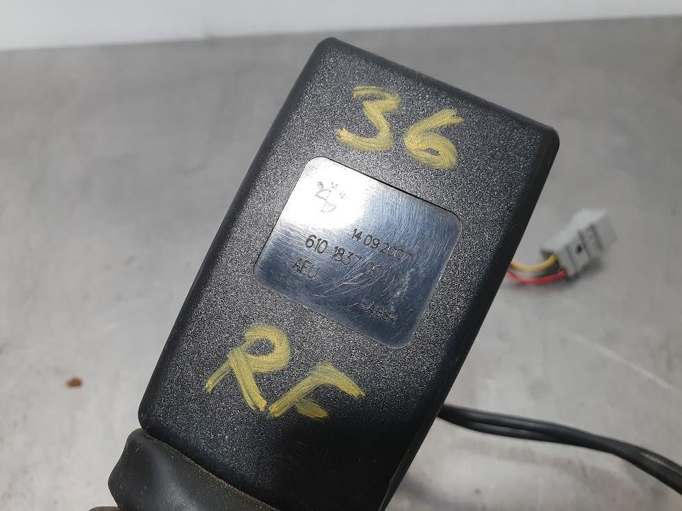 2007 Mini Cooper SEAT BELT RH FRONT SEAT BELT STALK ONLY HATCH R56 03/07-10/13 07 image 3