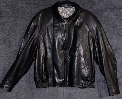 Zilli Black Calf Skin Leather Jacket In Noir Size 58 Silk Lined DEPOSE ONLY | eBay Zilli Black Calf Skin Leather Jacket In Noir Size 58 Silk Lined DEPOSE ONLY | eBay