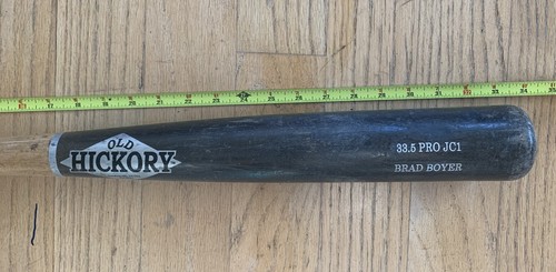 Brad Boyer Old Hickory Pro JC1 Wood Baseball Bat Game used 
