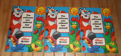(3) Different Kellogg s Promotional Software Discs Selling As A Lot
