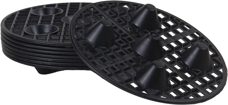 8 PCS Plant Level Pot Elevator, Heavy Duty Plant Stands, Plant Saucer Riser for