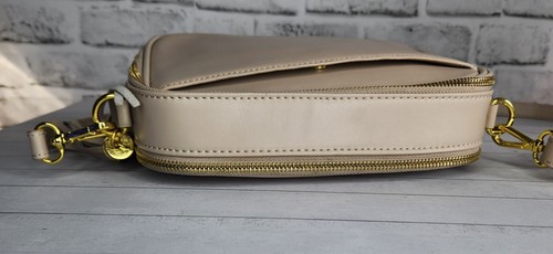 JOY & IMAN Fashionably Functional RFID Leather Crossbody Shoulder Bag Tan
