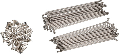 20 Raggi Per Bici In Acciaio Inox 304 – 253mm, 13G, Con Nipple In Rame – Kit Manutenzione Ruota - 2