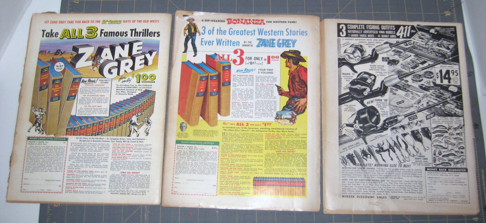 True West Real West The West pulp western magazines Oct. 1962 May 65 Jan. 68