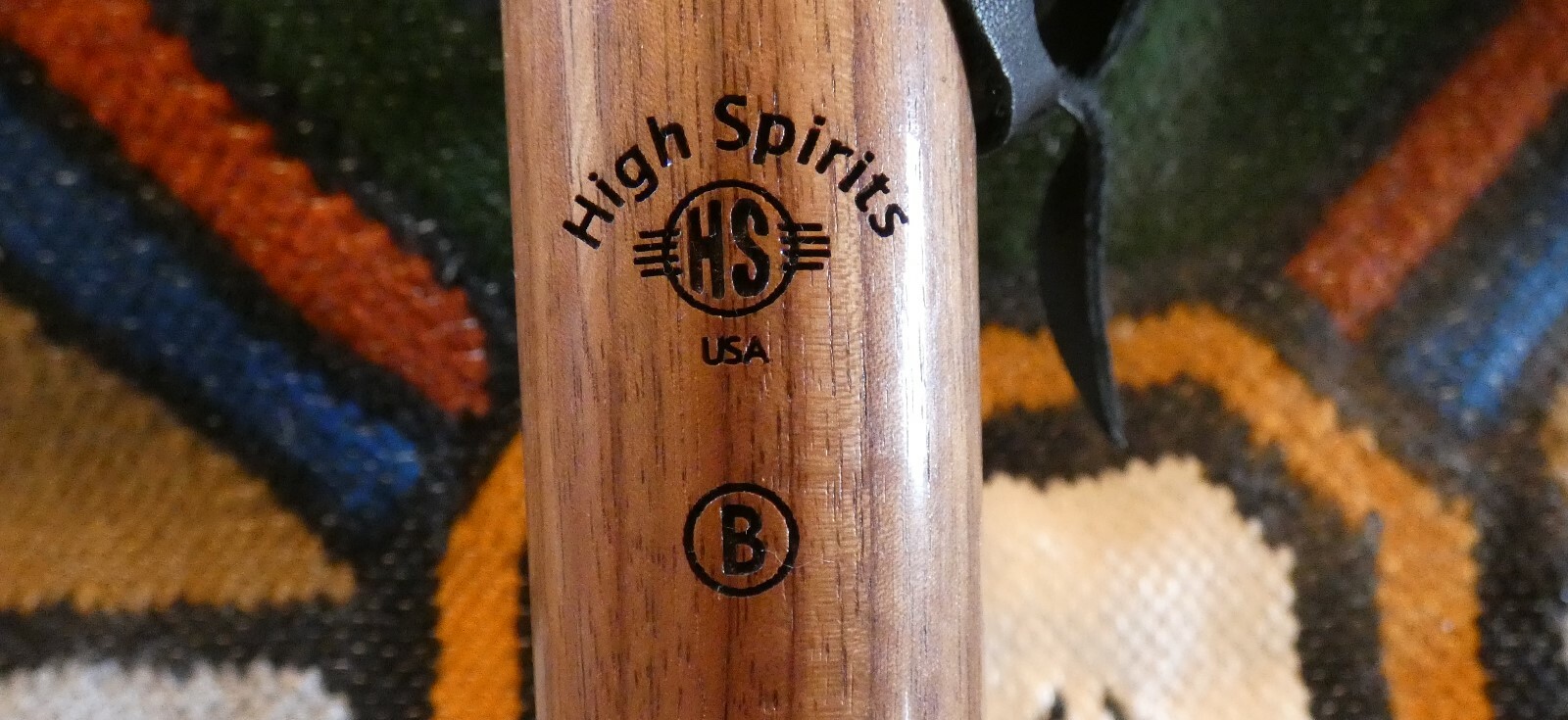 High Spirits Native American Style Flute Bm Walnut w/turquoise