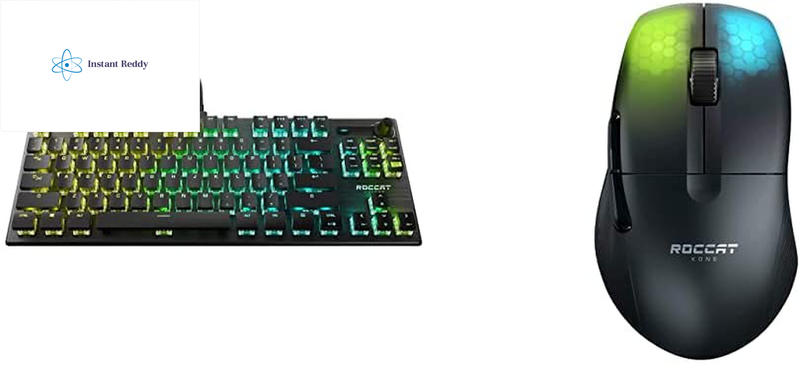 ROCCAT Vulcan TKL Pro Keyboard + Kone Pro Air Wireless Mouse Bundle