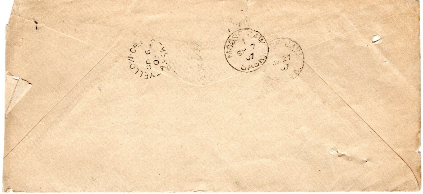 SK Aldred Aug 3 1907 RFE.Early use post office opened Jul1 1907 for only 34 days