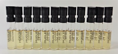 MUGLER Les Exceptions Supra Floral Eau de Parfum Spray Lot of 12 Vials NEW