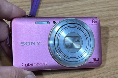 索尼 Cyber Shot DSC-WX60 1620 万像素 8 倍紧凑型数码相机 - 90% 全新-粉色