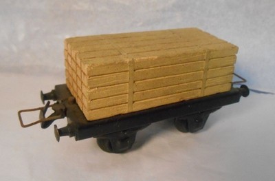 Trix Express All Metal Lumber Car No Box