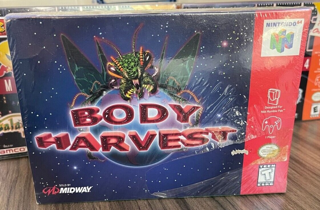 Body Harvest (Nintendo 64) Video Game Factory Seal N64 gash