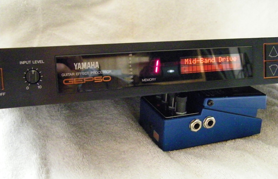 Yamaha GEP50 Guitar Effects Processor, 1980s Classic Rack
