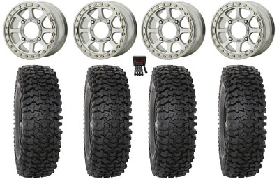 KS234 Addict 2 Beadlock 15'' Wheels Mh 37'' RC500S Sticky Tires Can-Am Defender