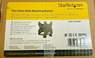 StarTech.com Thin Client Mount - VESA Mounting Bracket  Model: ACCSMNT