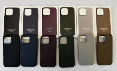 Original Leather Case For Apple iPhone 16/16 Plus/16 Pro/16 Pro Max Case Cover