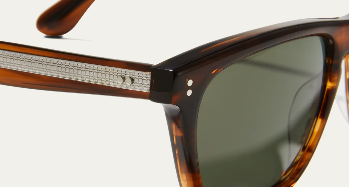 Pre-owned Oliver Peoples Lynes Polarized Sun Tuscany Tortoise /g-15 Polar Msrp $684 Rare In Gray
