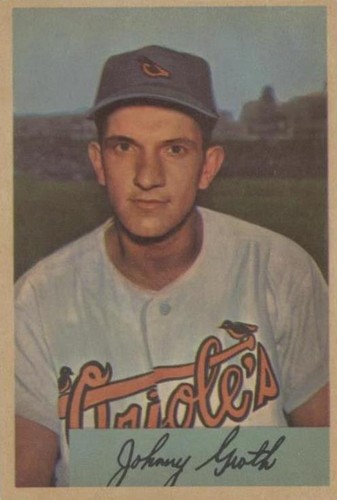1954 Bowman - Johnny Groth #165