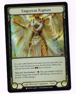 マジック：ザ・ギャザリング empyrean rapture rainbow foil EN】《Rainbow Foil》[Light Illusionist] Empyrean Rapture 「L