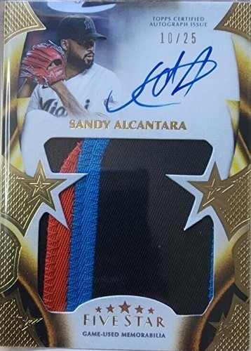 2023 Topps Five Star - Sandy Alcantara #FSJP-SA