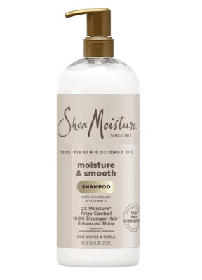 SheaMoisture Coconut Oil Moisture & Smooth Shampoo, 34 fl oz