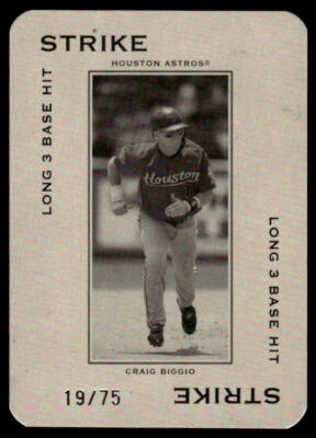 2005 DONRUSS THROWBACK THREADS #PG52 CRAIG BIGGIO /75