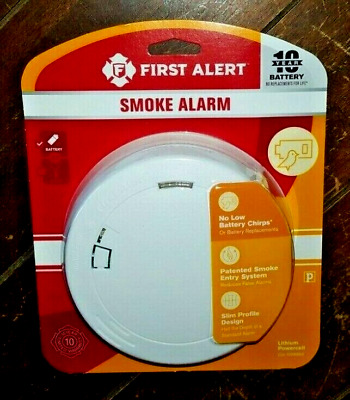First Alert Smoke Alarm -Slim Profile Design- Model #P1210