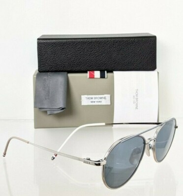 Pre-owned Dita Brand Authentic Thom Browne Sunglasses Tbs 109-b-t Silver Grey Tb109 Frame In Blue