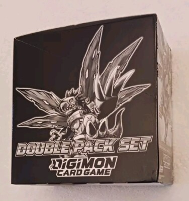 Digimon Card Game: Double Pack Set Display - New Factory Sealed 