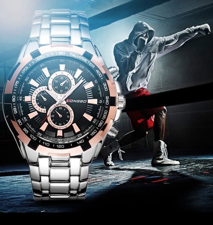 Orologio Da Polso LongBo 80385g Uomo Analogico Quarzo Moderno Fashion Casual lac