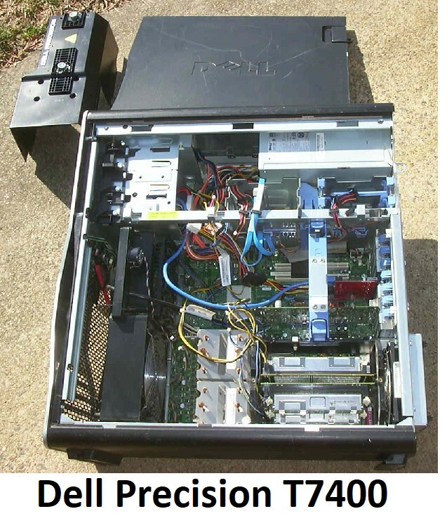 Dell Precision T7400 Tower, Dual Xenon CPU, 8G-Ram, Video