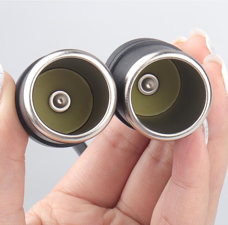 2-Way 16-Pin OBD2 Car Cigarette Lighter Socket Charger Power Adapter Universal