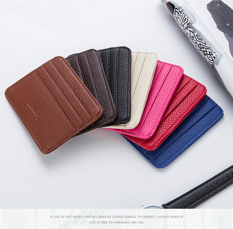 Slim Minimalist Front Pocket Wallet, RFID Blocking Credit Card Holder Card Cases