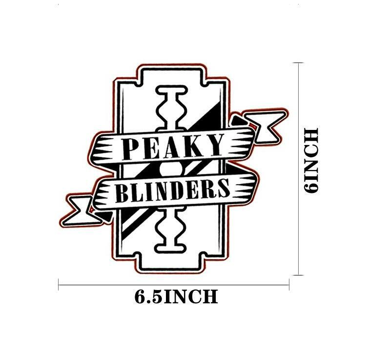 Peak Blinders TV Series Razor Blade Logo Iron On Heat Transfer Vinyl Patch