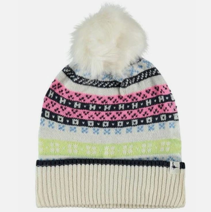 Jack Wills enwick Fairisle bobble hat