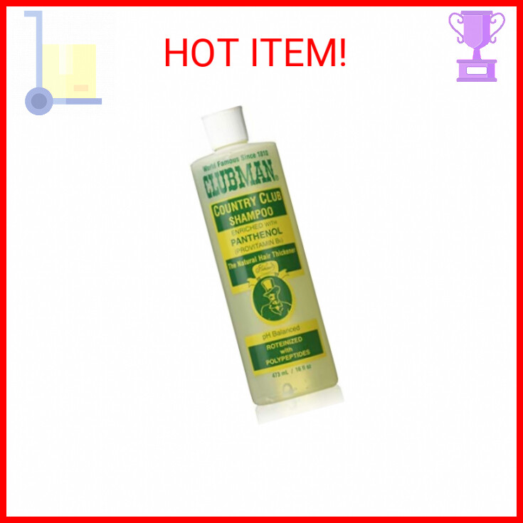 Clubman Country Club Shampoo 16oz (pack of 2)