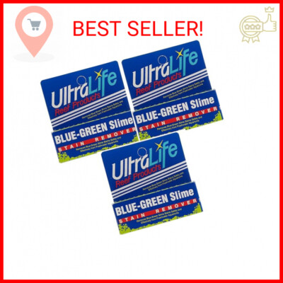 Blue Green Slime (3 Packs) Ultralife Stain Remover - Each Treats 150 Gallons (3