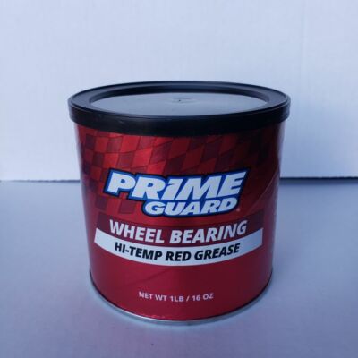Hi-Temp RED Premium Wheel Bearing Grease 1 lb can/16 oz tub Disc Brake